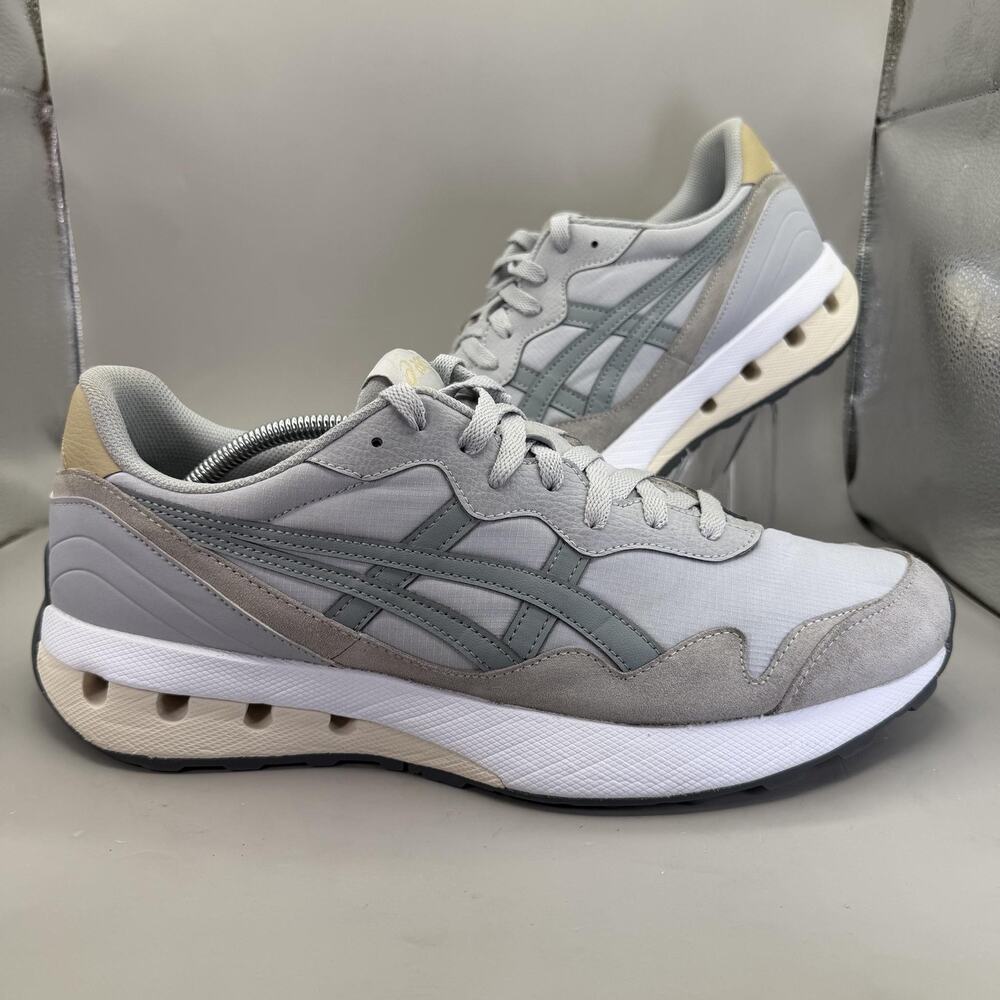 ASICS Jogger X81 Retro Running Shoes Mens Size 13 Gray Low Top Sneakers 1201A744